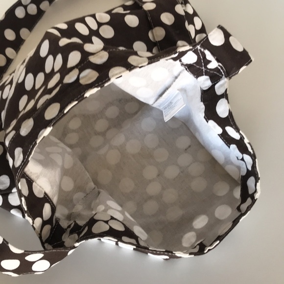 Initial “T” Brown w/White Polka-Dots Crossbody Bag - Picture 3 of 7